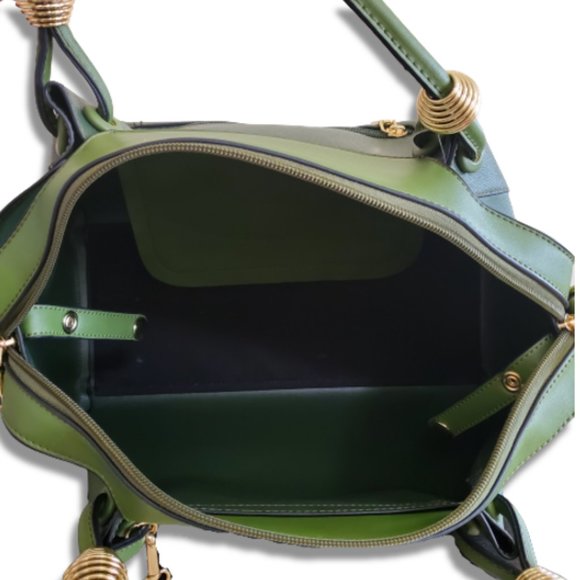 INZI LARGE TOTE BROWN HANDBAG - Picture 8 of 9